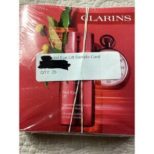 Clarins Total Eye Lift Sample Cards*Set Of 25* Concentrate*Reduce Wrinkles*NIP